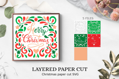 Cricut christmas paper crafts / christmas tree papercut Product Image 1