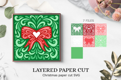 Christmas papercut / christmas paper cut/ christmas svg Product Image 1