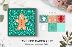 Cricut christmas paper crafts / christmas paper cut Product Image 1