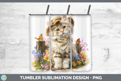 GorgeousCats Bandana Summer Tumbler design.