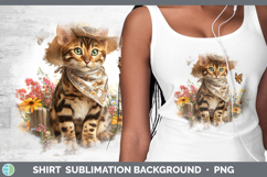 GorgeousCats Bandana Summer Shirt design.