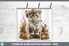 GorgeousCats Bandana Summer Tumbler design.