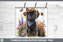 GorgeousCats Bandana Summer Tumbler design.