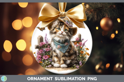 GorgeousCats Bandana Summer Ornament design.