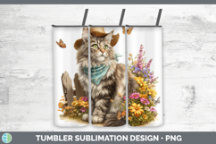 GorgeousCats Bandana Summer Tumbler design.