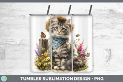 GorgeousCats Bandana Summer Tumbler design.