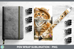 GorgeousCats Bandana Summer Pen Wrap design.