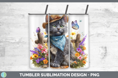 GorgeousCats Bandana Summer Tumbler design.