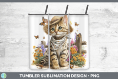 GorgeousCats Bandana Summer Tumbler design.