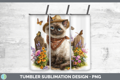 GorgeousCats Bandana Summer Tumbler design.