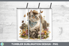 GorgeousCats Bandana Summer Tumbler design.