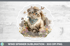 GorgeousCats Bandana Summer Wind Spinner design.