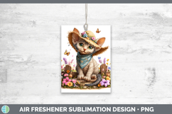 GorgeousCats Bandana Summer Air Freshener design.