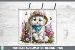 GorgeousCats Bandana Summer Tumbler design.