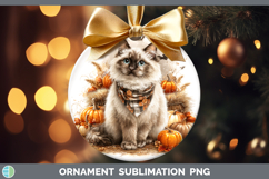 GorgeousCats Boho Autumn Ornament design.