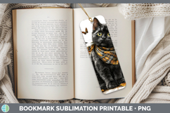 GorgeousCats Boho Autumn Bookmark design.