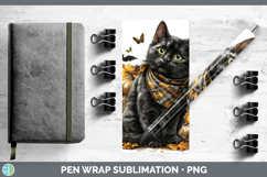 GorgeousCats Boho Autumn Pen Wrap design.