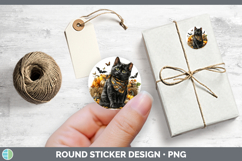 GorgeousCats Boho Autumn Stickers design.