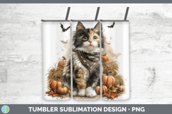 GorgeousCats Boho Autumn Tumbler design.