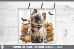 GorgeousCats Boho Autumn Tumbler design.