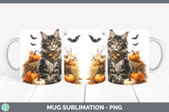 GorgeousCats Boho Autumn Mug Wrap design.