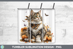 GorgeousCats Boho Autumn Tumbler design.