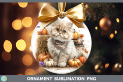 GorgeousCats Boho Autumn Ornament design.