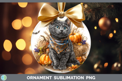 GorgeousCats Boho Autumn Ornament design.