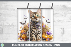GorgeousCats Boho Autumn Tumbler design.