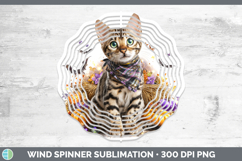 GorgeousCats Boho Autumn Wind Spinner design.