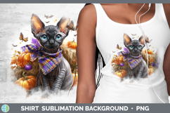 GorgeousCats Boho Autumn Shirt design.