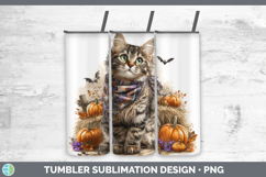 GorgeousCats Boho Autumn Tumbler design.