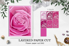 Paper cut / Papercut flower / Papercut roses Product Image 1