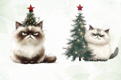 Cats Christmas Sublimation Clipart Product Image 2