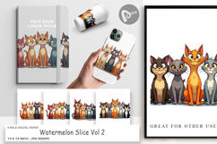 Cats Emotion Digital Paper Product Image 1