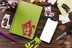 Cats for cutting and sublimation. SVG File Product Image 3