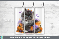 GorgeousCats Halloween Tumbler design.