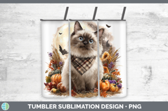 GorgeousCats Halloween Bandana Tumbler design.