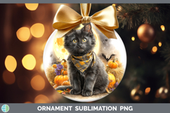 GorgeousCats Halloween Bandana Ornament design.