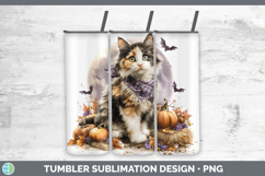 GorgeousCats Halloween Bandana Tumbler design.