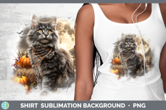 GorgeousCats Halloween Bandana Shirt design.