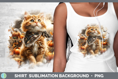 GorgeousCats Halloween Bandana Shirt design.