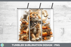 GorgeousCats Halloween Bandana Tumbler design.