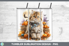 GorgeousCats Halloween Bandana Tumbler design.