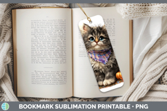 GorgeousCats Halloween Bandana Bookmark design.
