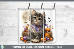 GorgeousCats Halloween Bandana Tumbler design.