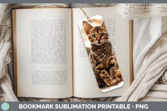 GorgeousCats Halloween Bandana Bookmark design.