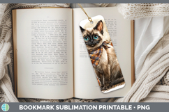 GorgeousCats Halloween Bandana Bookmark design.