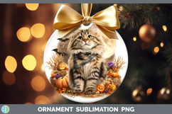 GorgeousCats Halloween Bandana Ornament design.