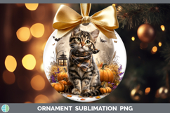 GorgeousCats Halloween Bandana Ornament design.